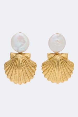 Jennifer Behr Laguna faux pearl drop earrings