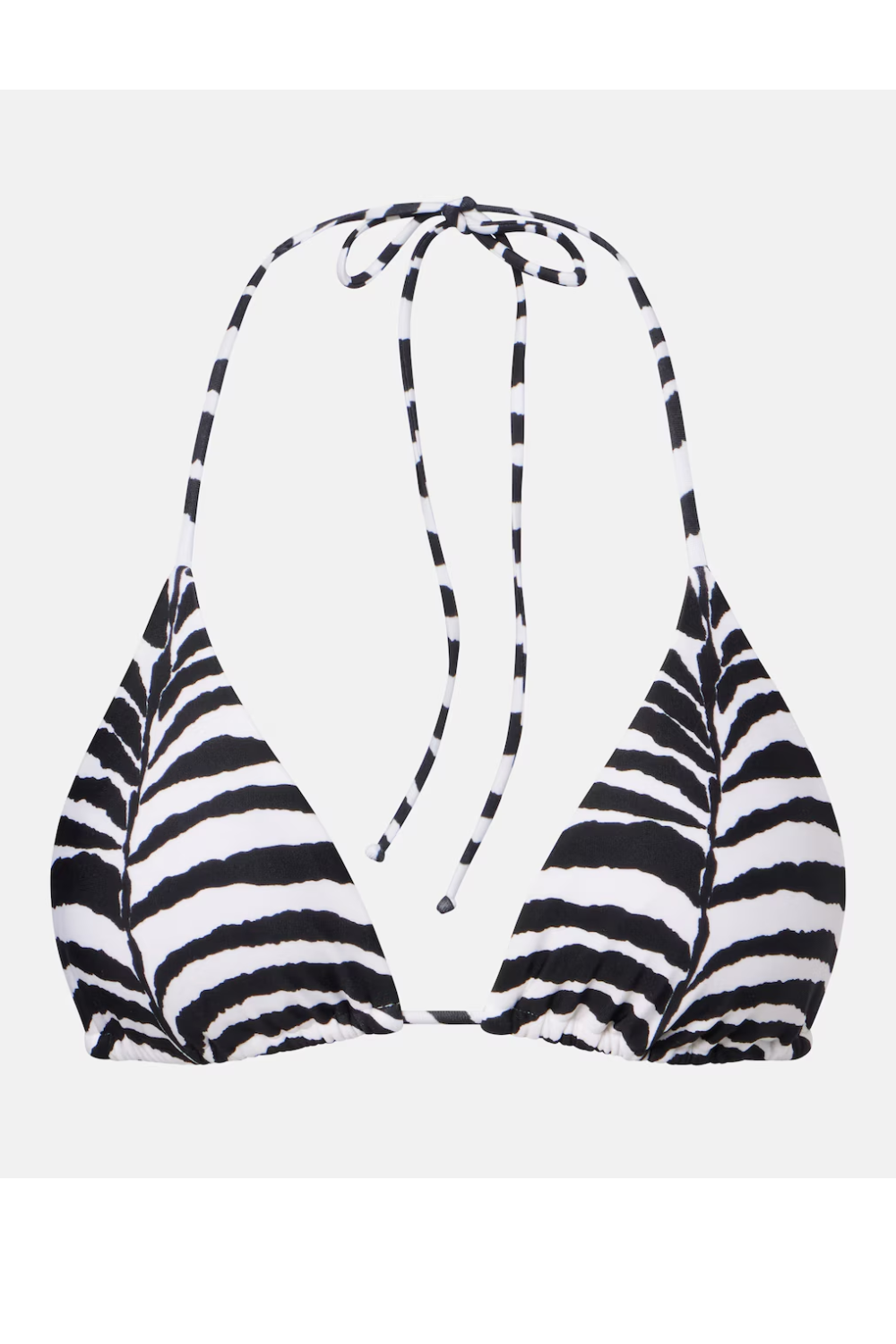 ViX Paula Hermanny Tri zebra-print bikini top