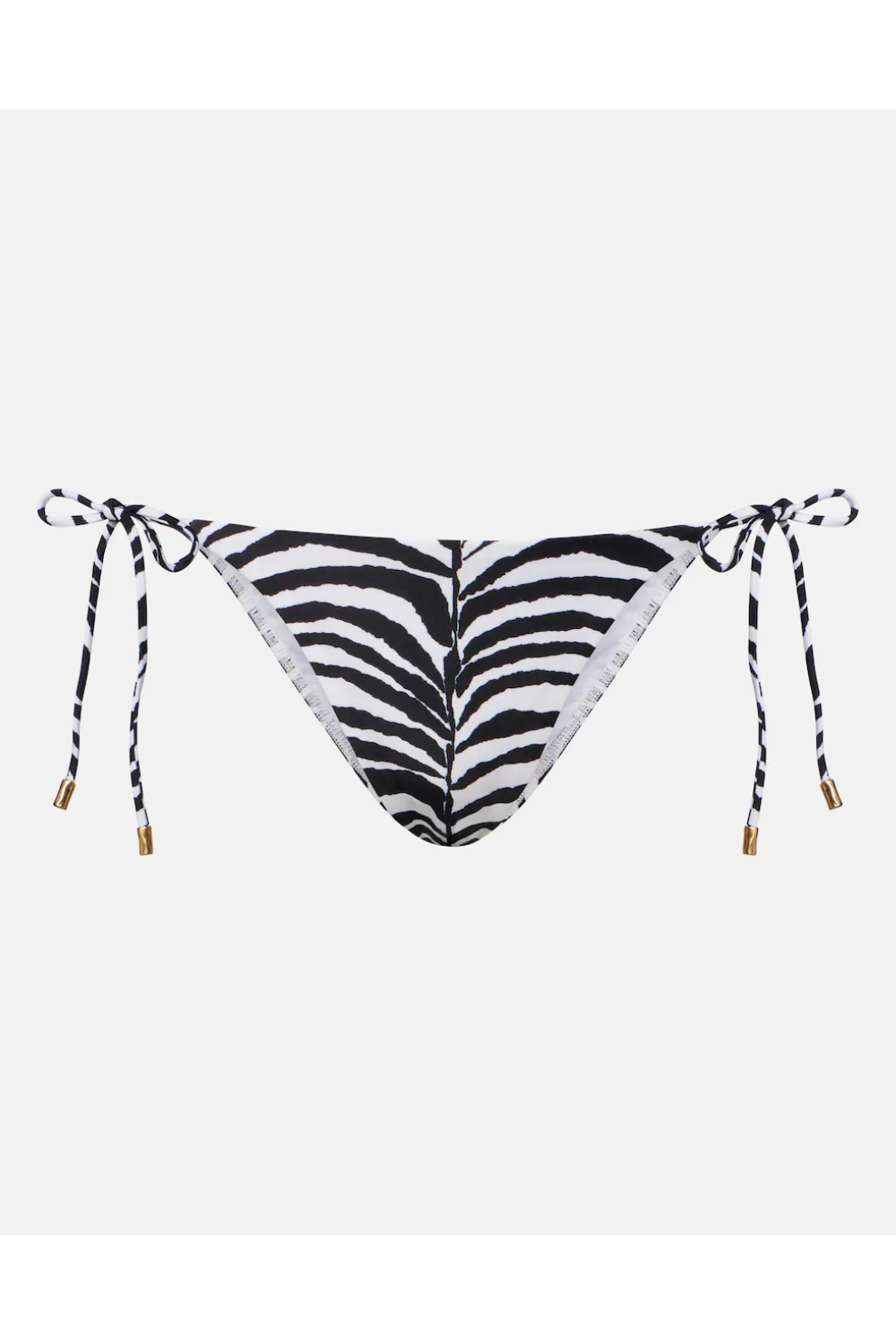 ViX Paula Hermanny Tie Side zebra-print bikini bottoms