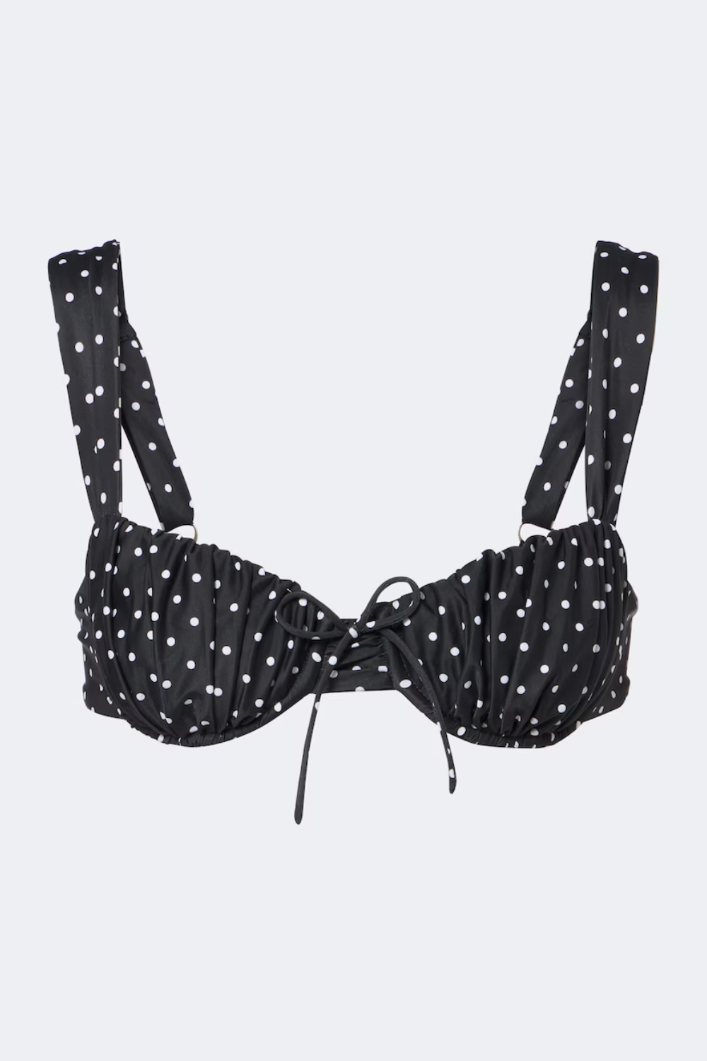 Faithfull Dinard polka-dot bikini top