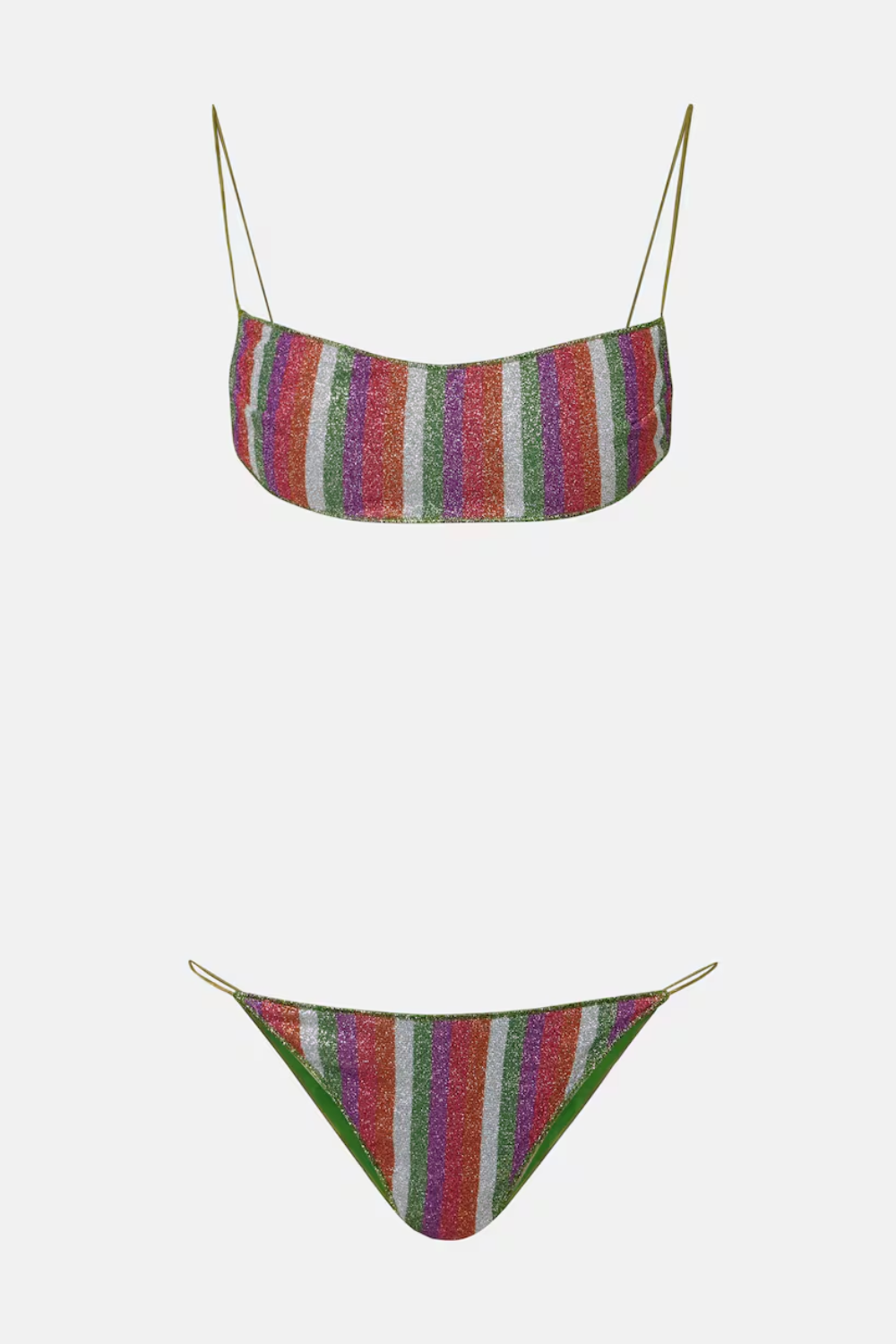 Oséree Lumière striped bikini