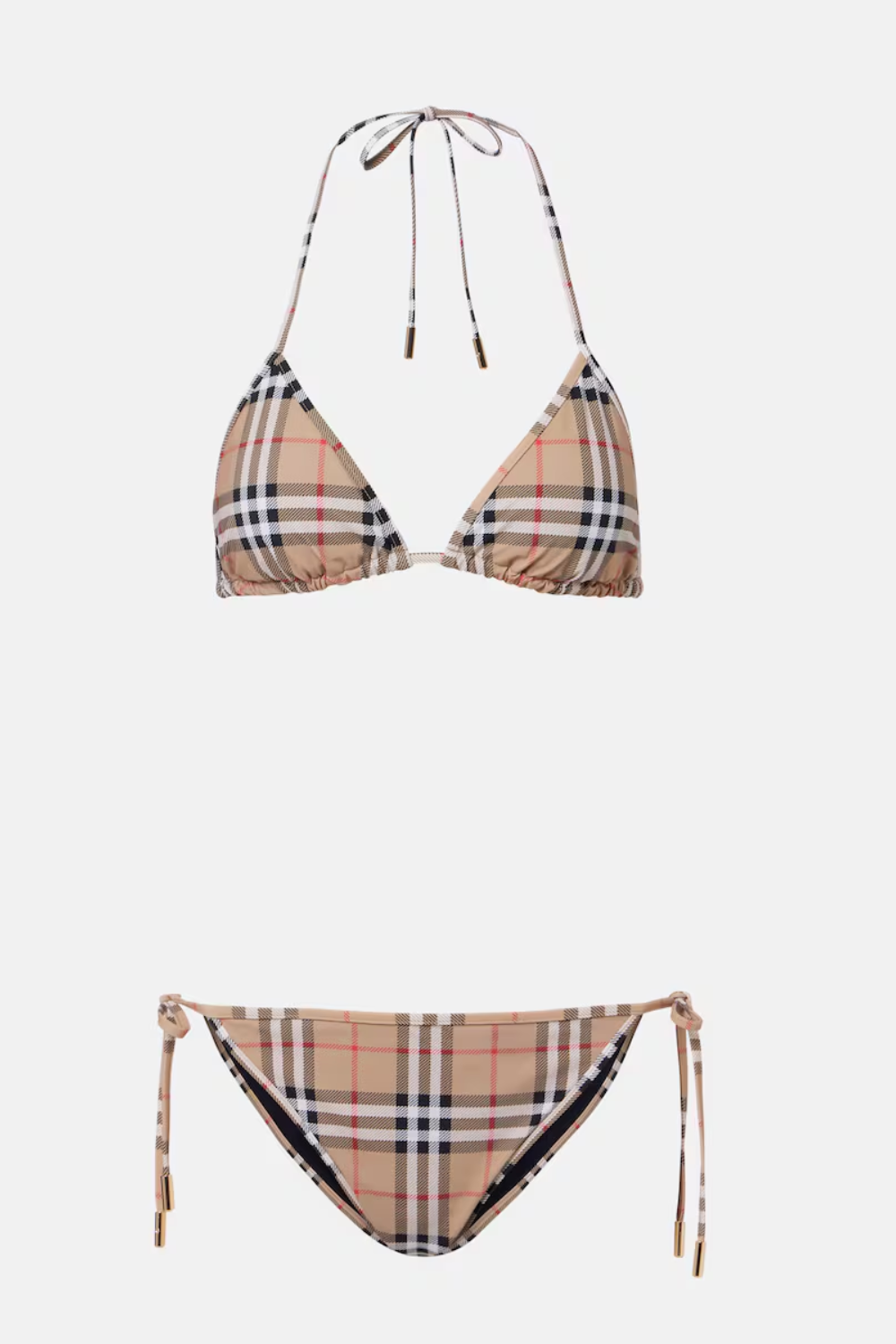 Burberry Burberry Check triangle bikini