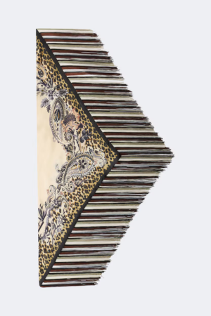 Fringed Silk Scarf