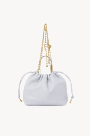Small Chloé Icons shoulder bag with chain in soft leather