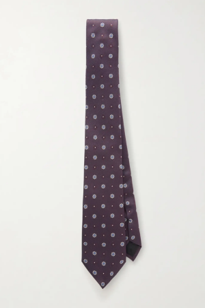 Silk-Jacquard Tie