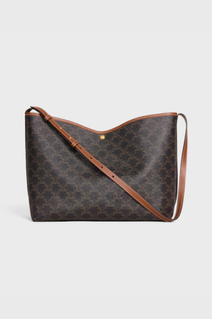 SOFT SHOPPER BAG IN Triomphe Canvas and Calfskin