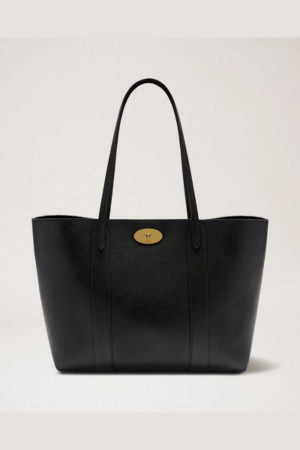 Bayswater Tote Black Small Classic Grain
