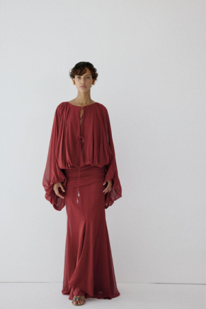 Eulalia Burnt Red Maxi Dress