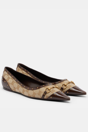 Gucci Savoy Horsebit Ballet Flats